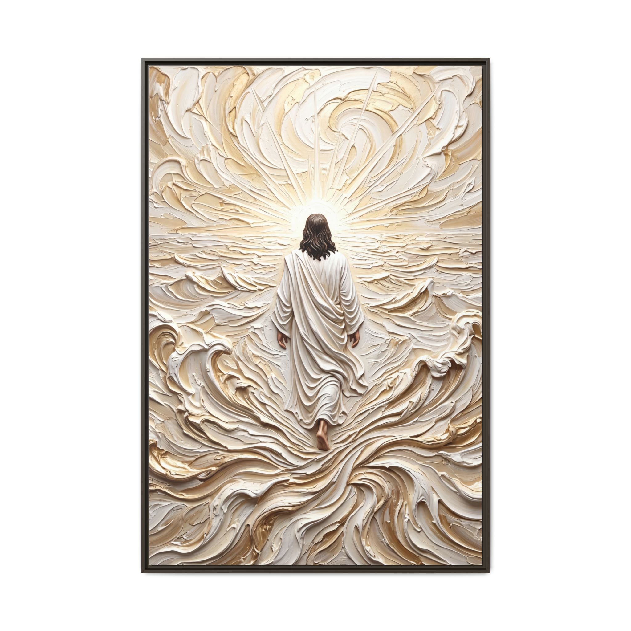Surrendered in Prayer – Framed Canvas
