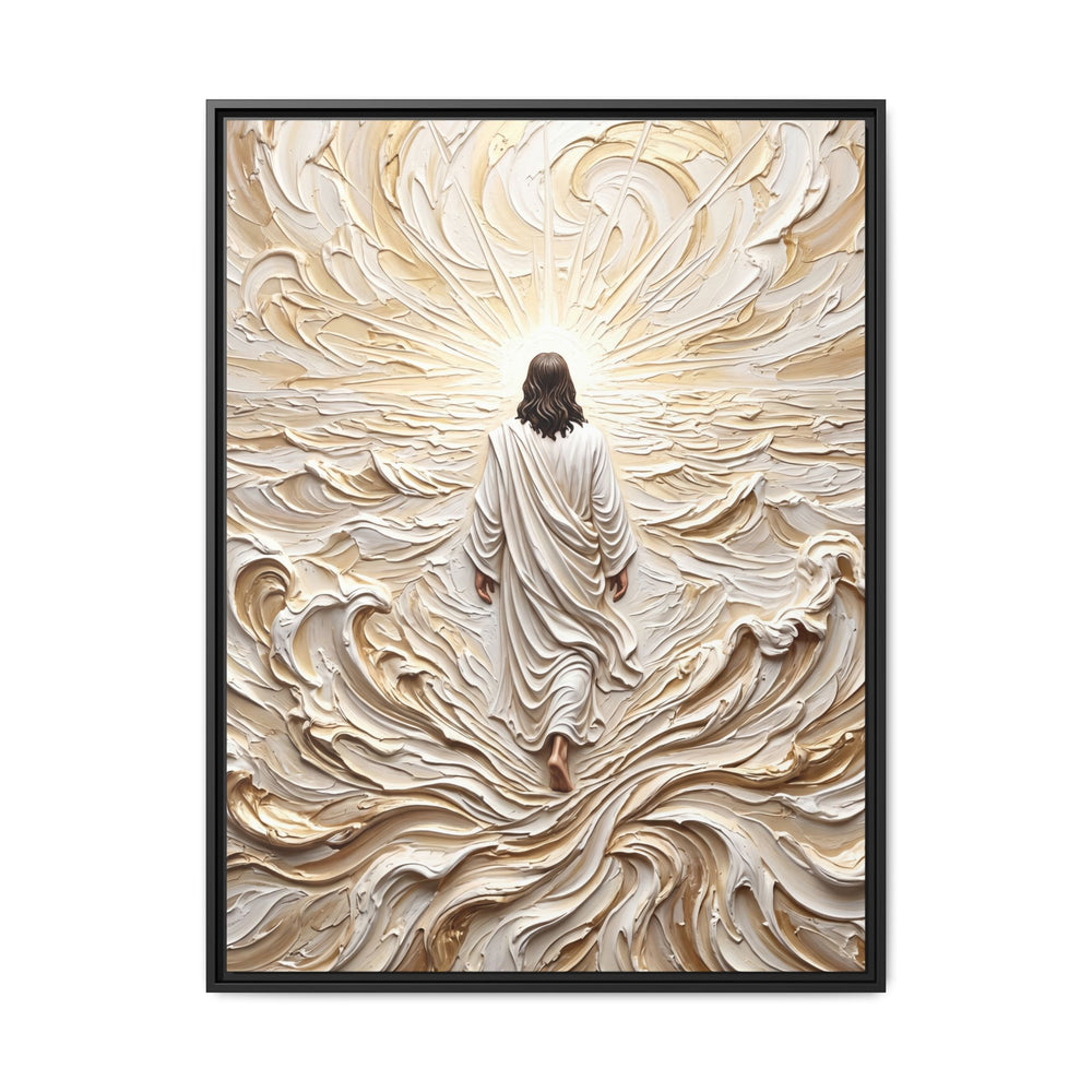 Surrendered in Prayer – Framed Canvas