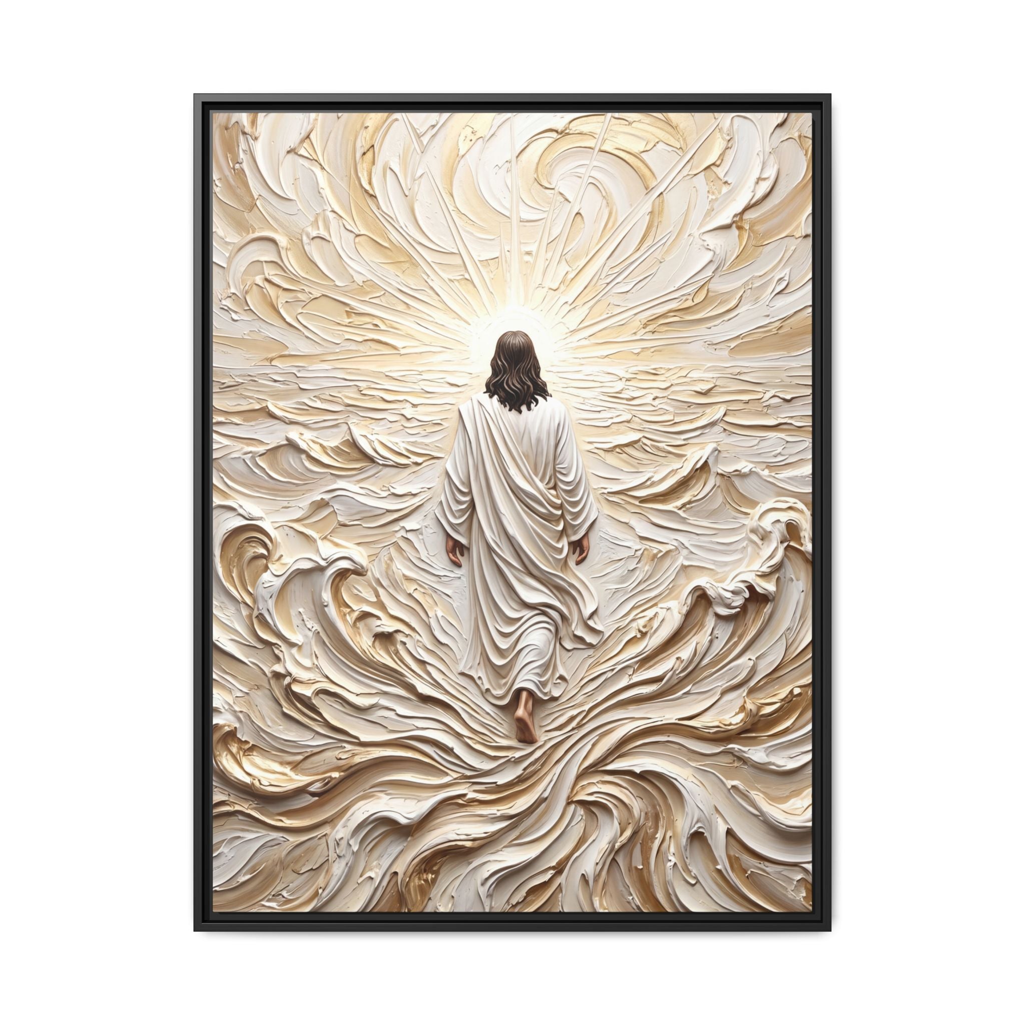 Surrendered in Prayer – Framed Canvas