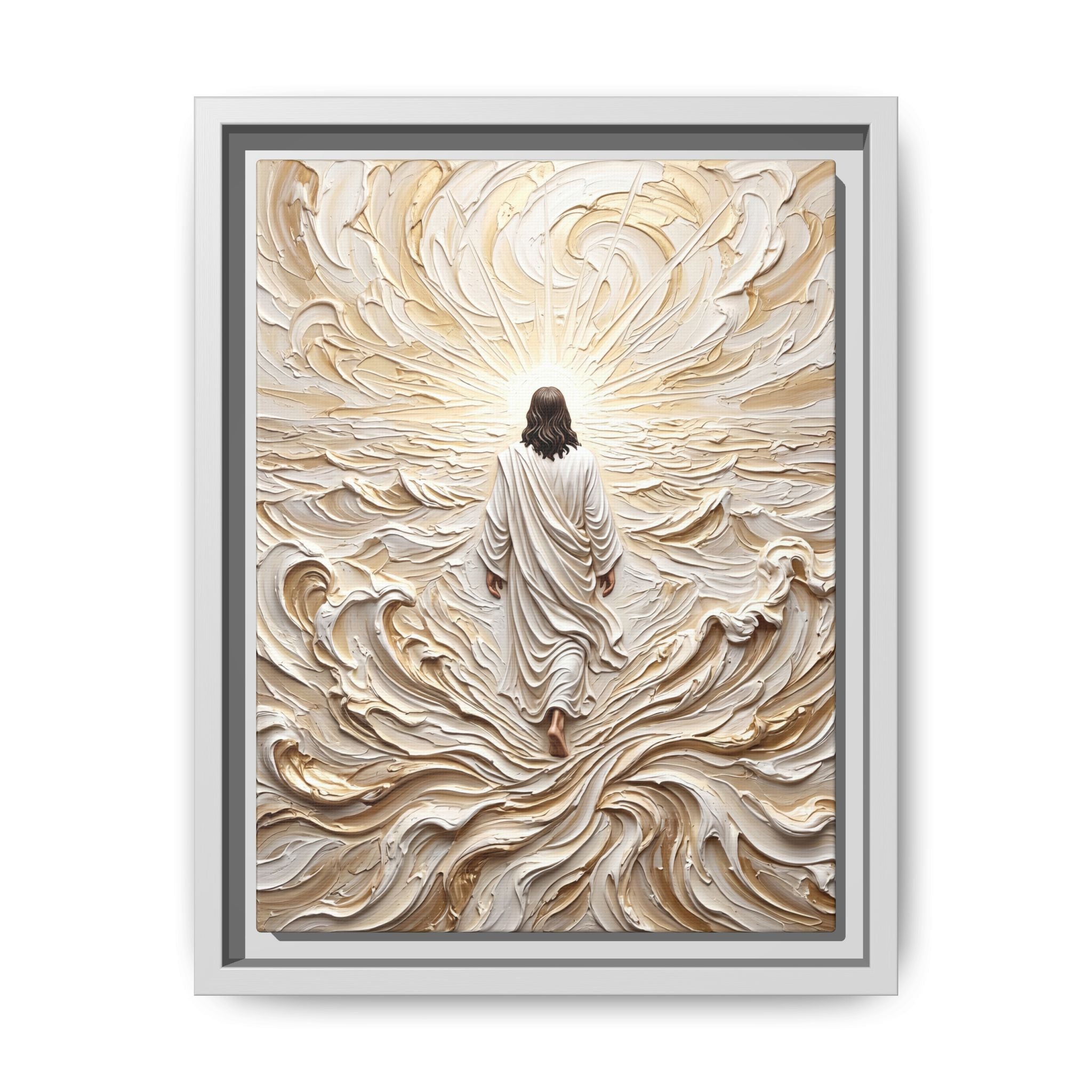 Surrendered in Prayer – Framed Canvas