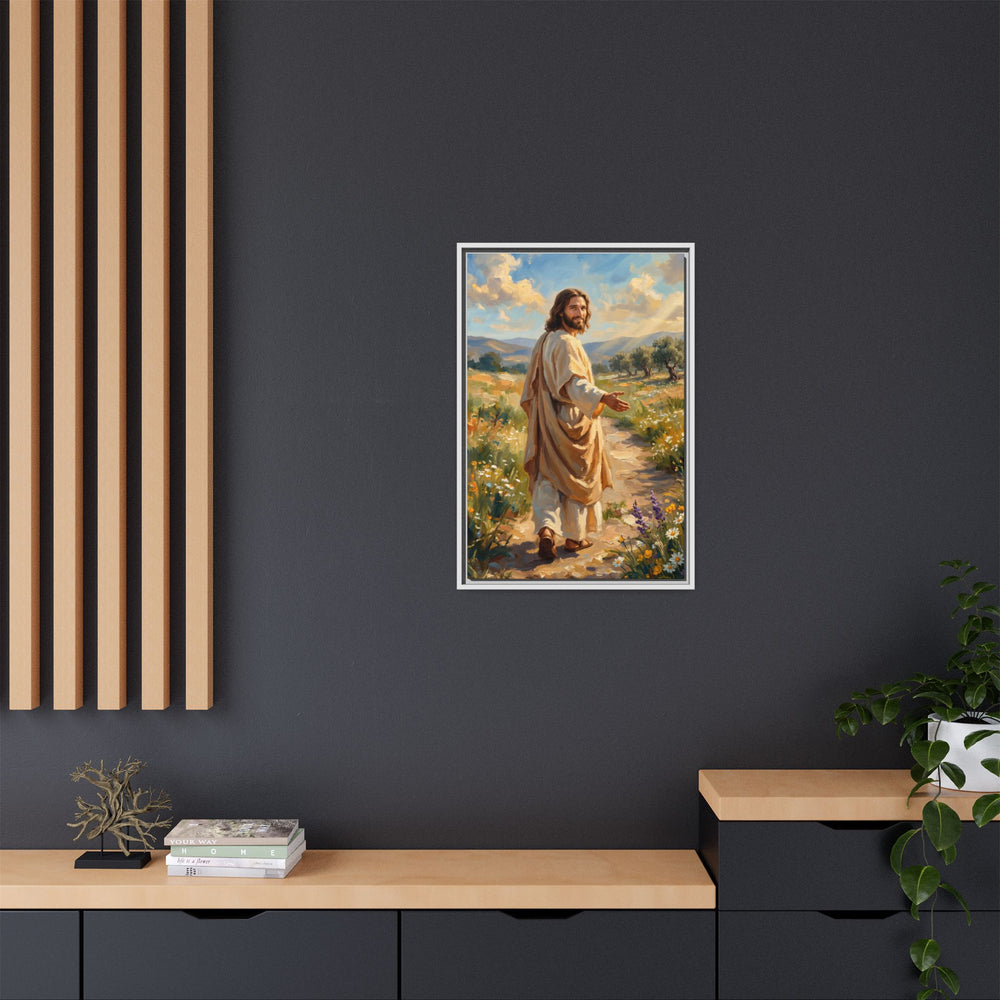 Running to Jesus – Framed Canvas