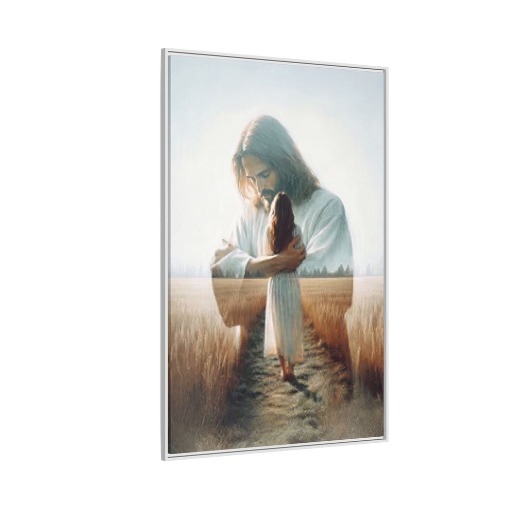 Peace, Be Still – Framed Canvas