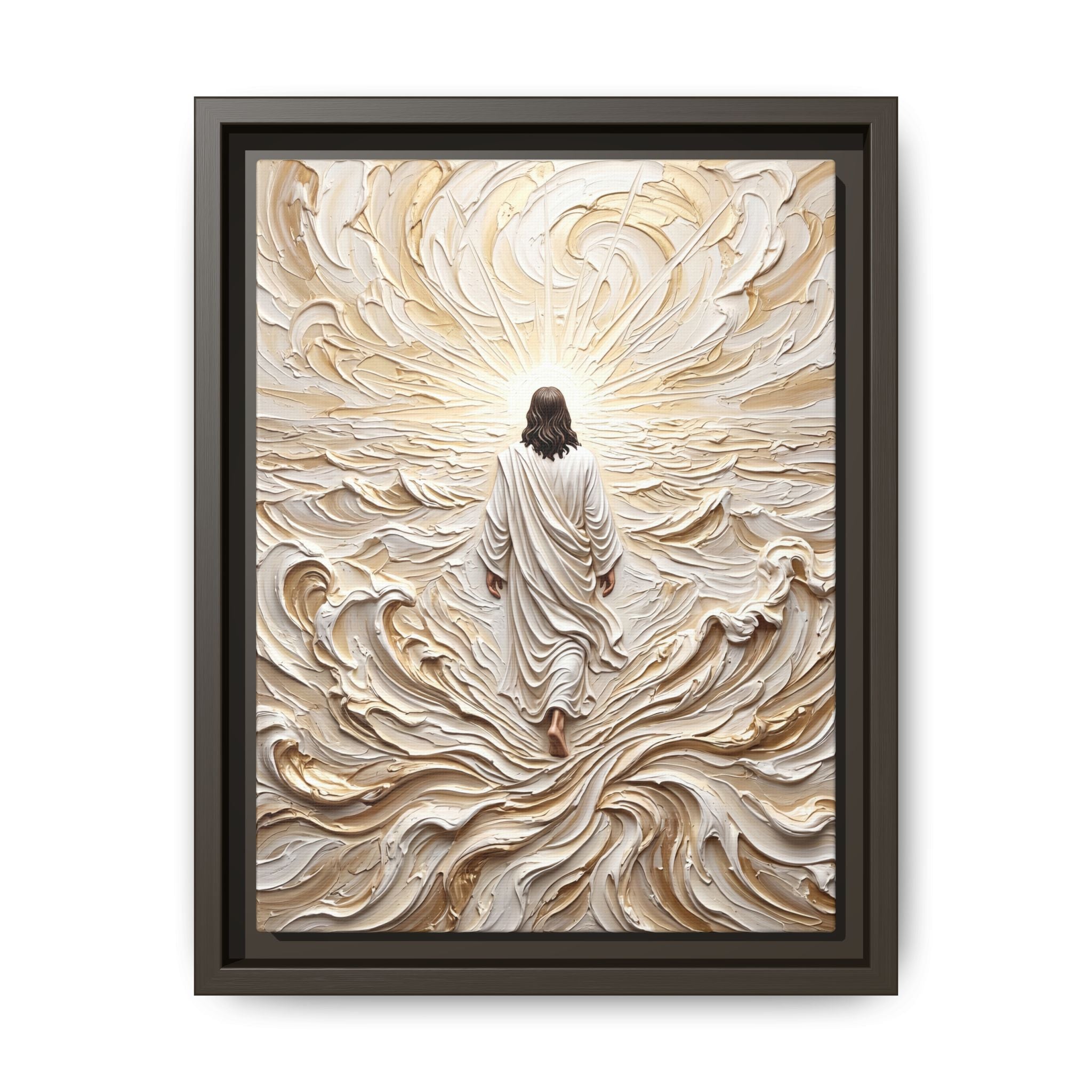 Surrendered in Prayer – Framed Canvas