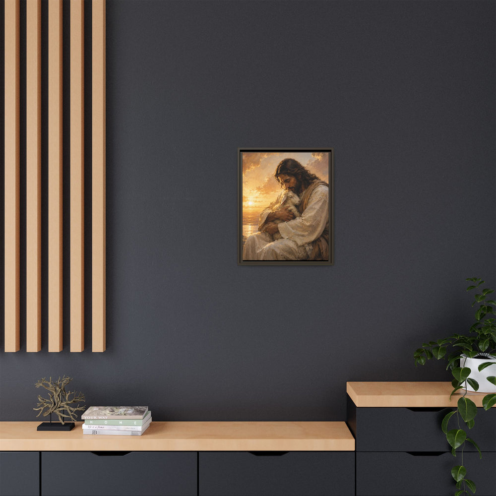 Comfort in His Presence – Framed Canvas