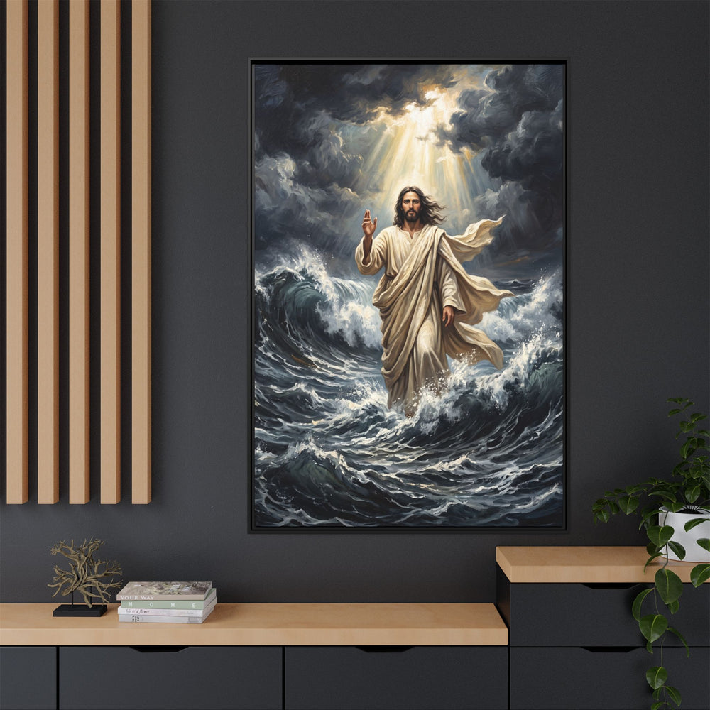Master of the Storm – Framed Canvas