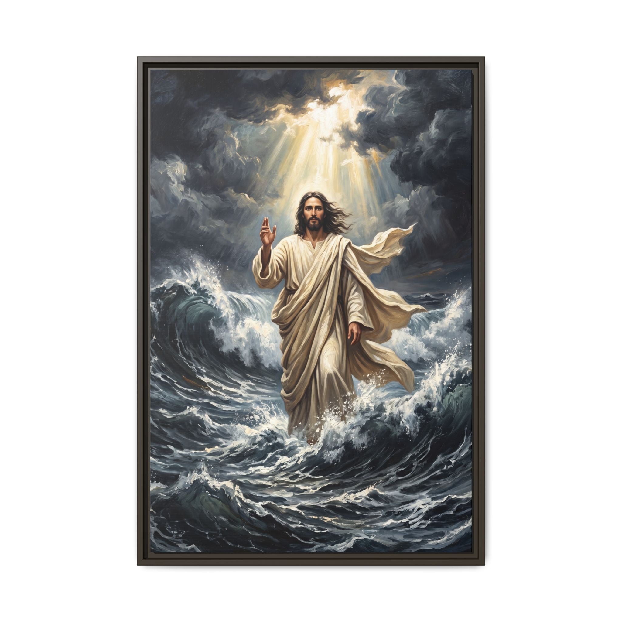 Master of the Storm – Framed Canvas