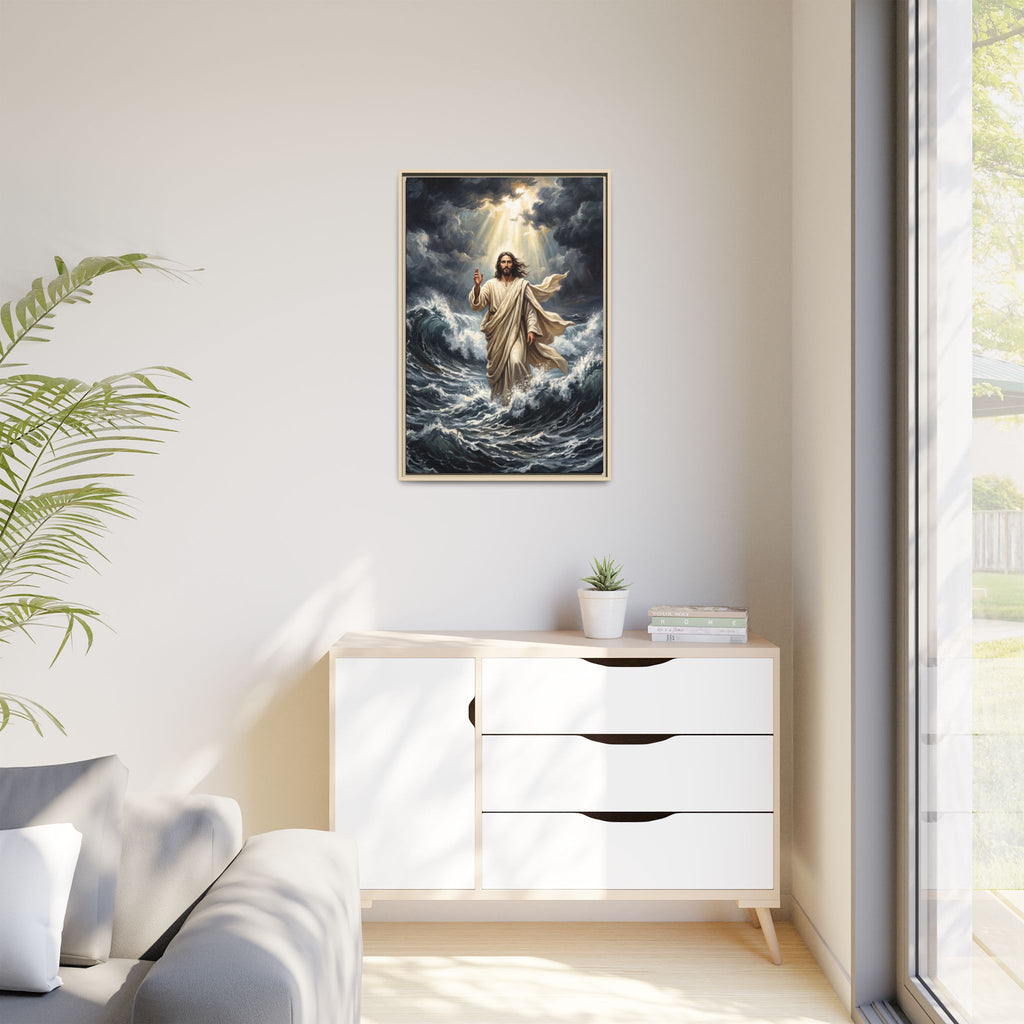 Master of the Storm – Framed Canvas