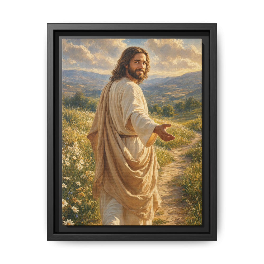 The Good Shepherd – Framed Canvas