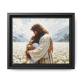 Held by Jesus – Framed Canvas