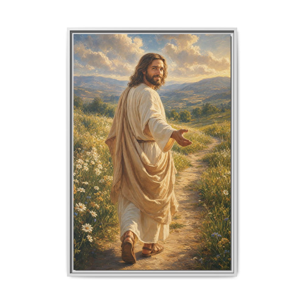The Good Shepherd – Framed Canvas