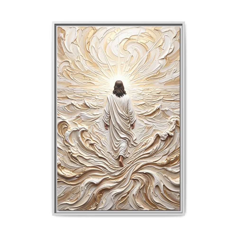 Surrendered in Prayer – Framed Canvas