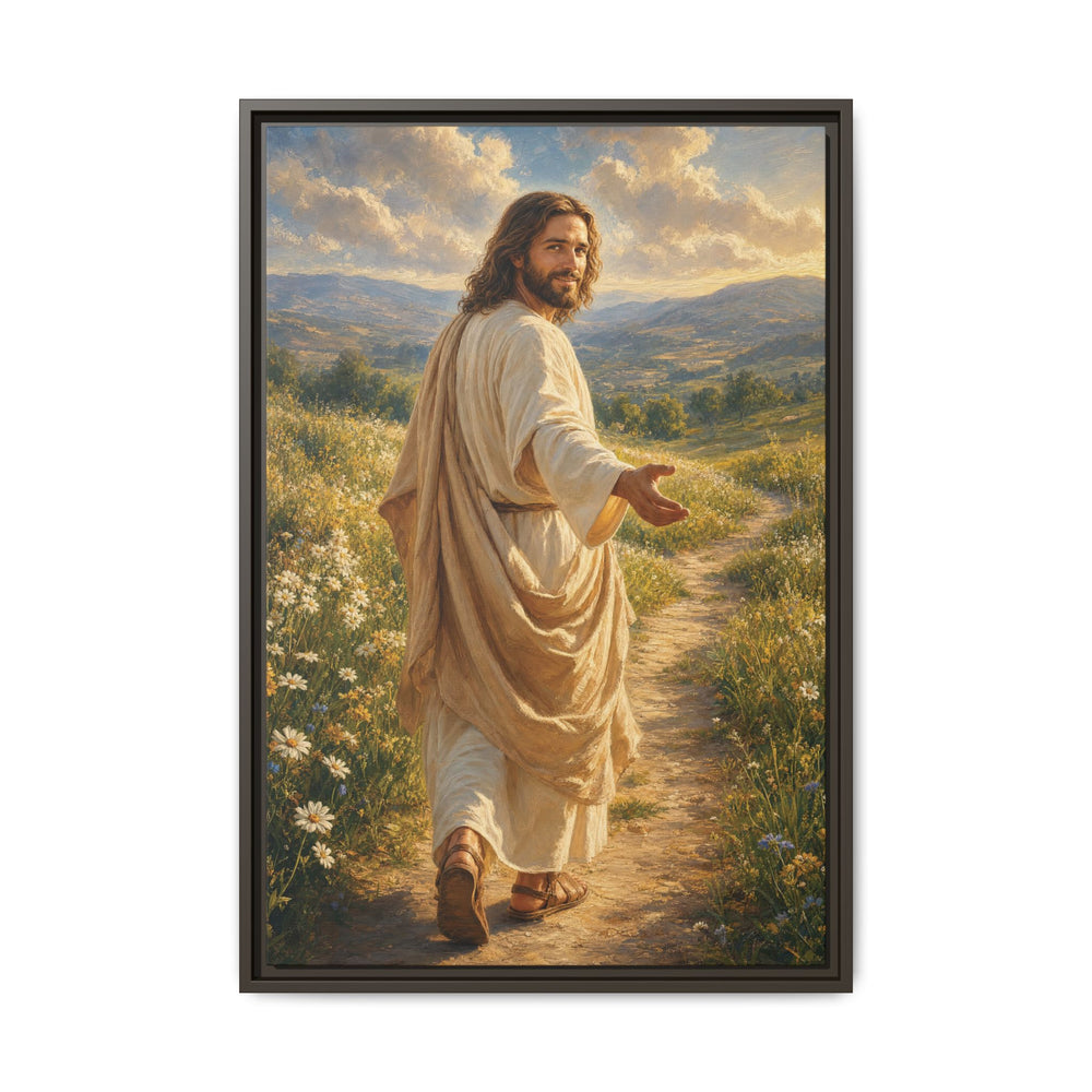 The Good Shepherd – Framed Canvas