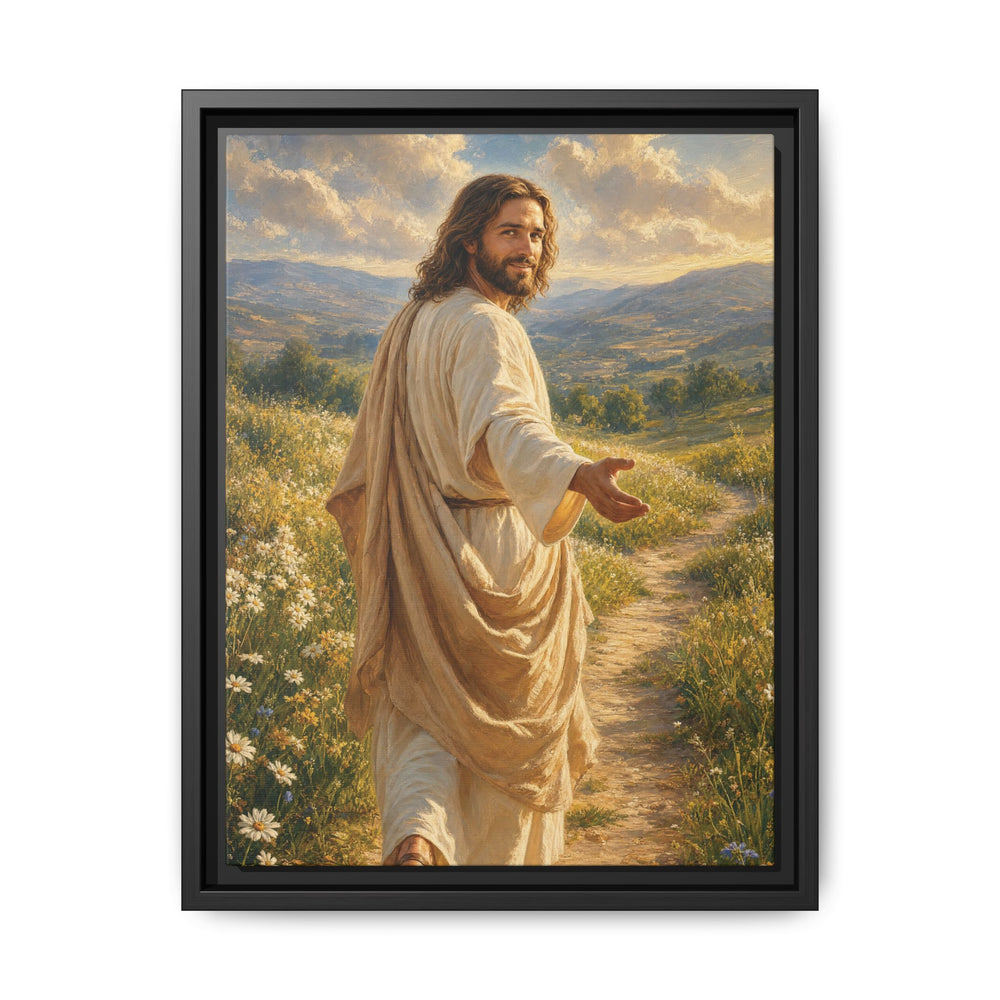 The Good Shepherd – Framed Canvas
