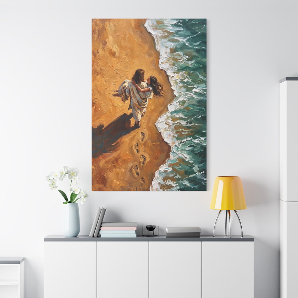 Carried in His Arms – Canvas