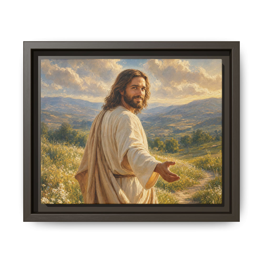 The Good Shepherd – Framed Canvas