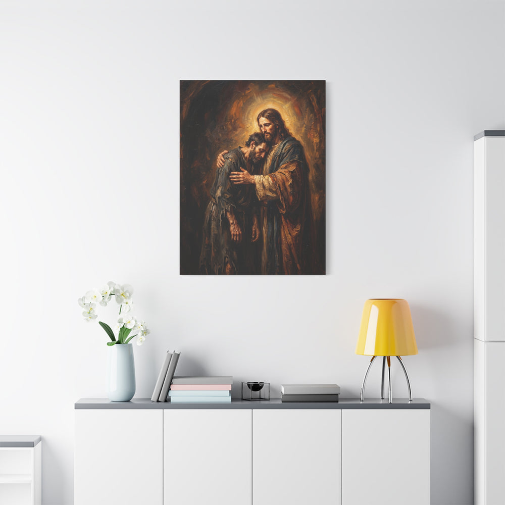 The Embrace of Christ – Canvas