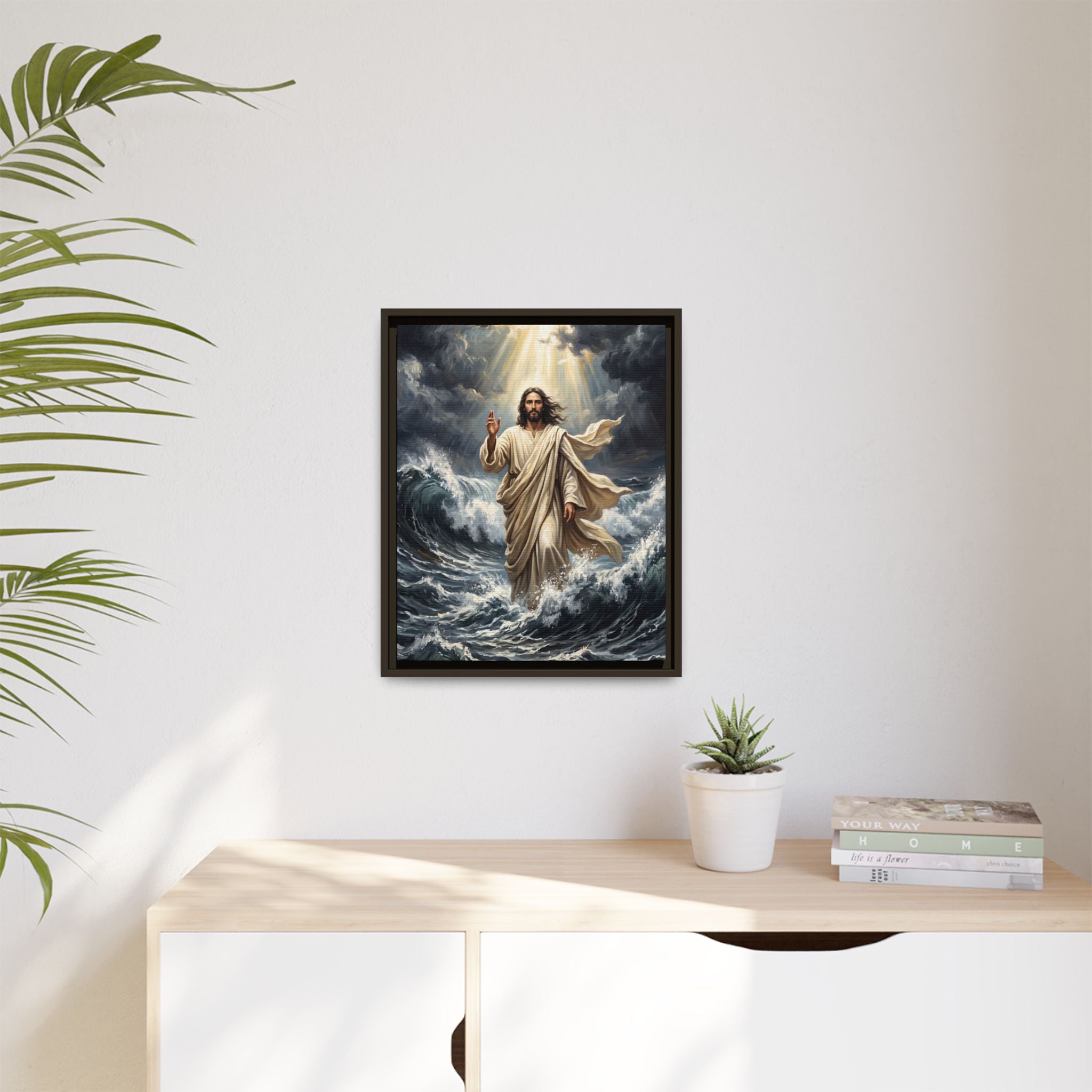 Master of the Storm – Framed Canvas