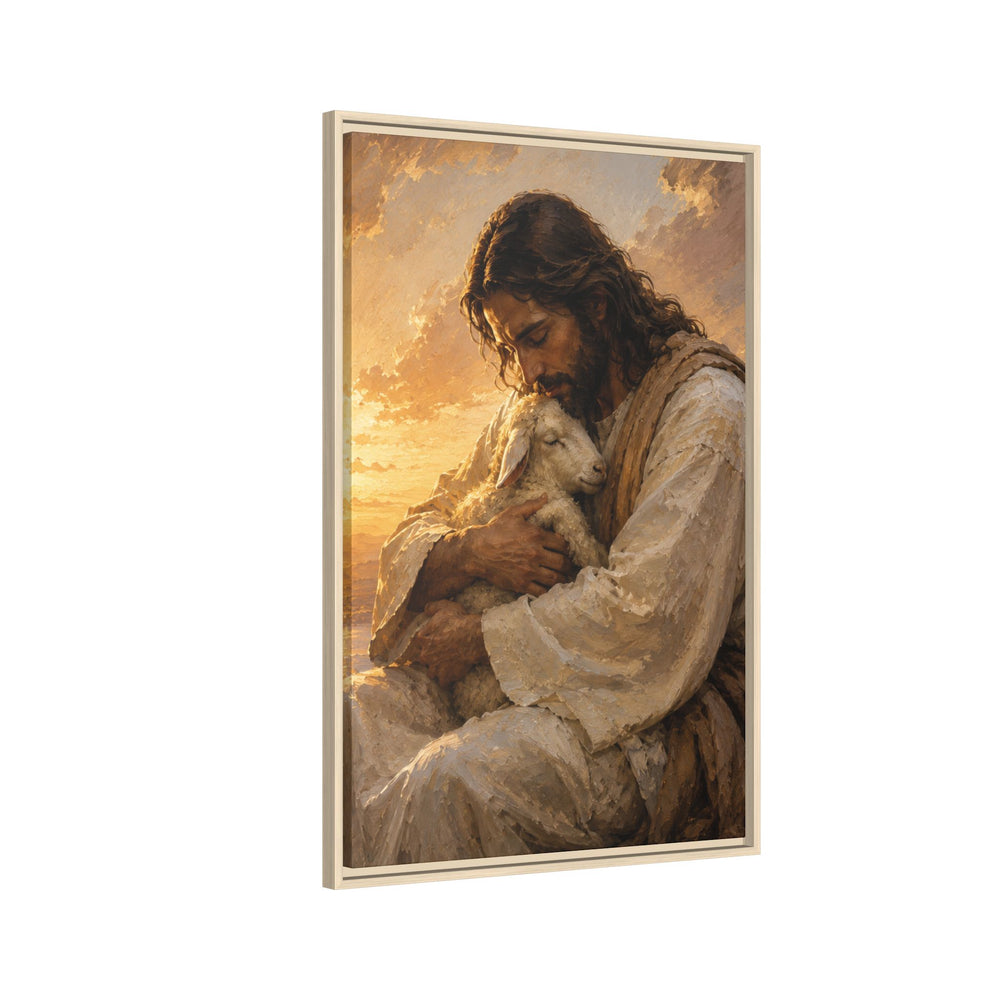 Comfort in His Presence – Framed Canvas
