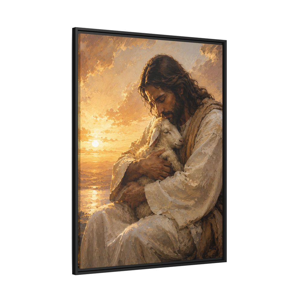 Comfort in His Presence – Framed Canvas
