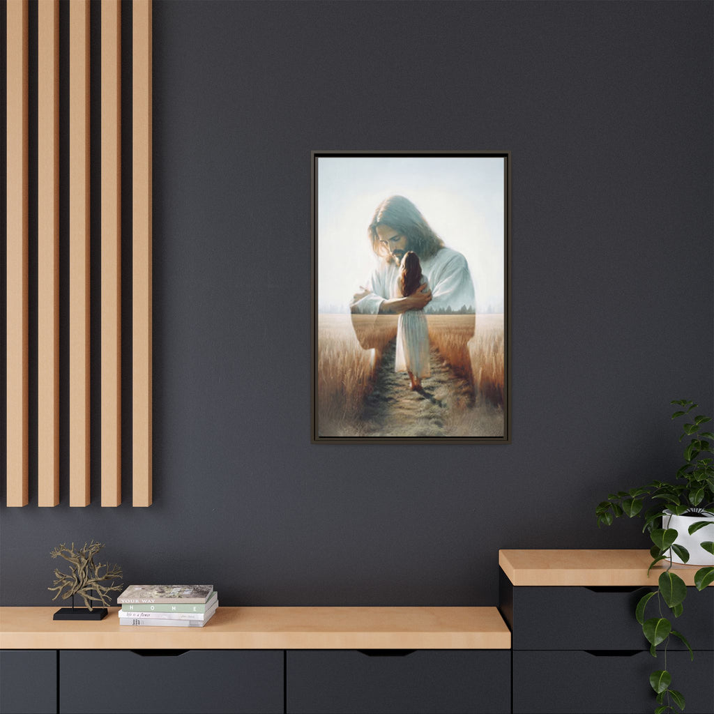 Peace, Be Still – Framed Canvas