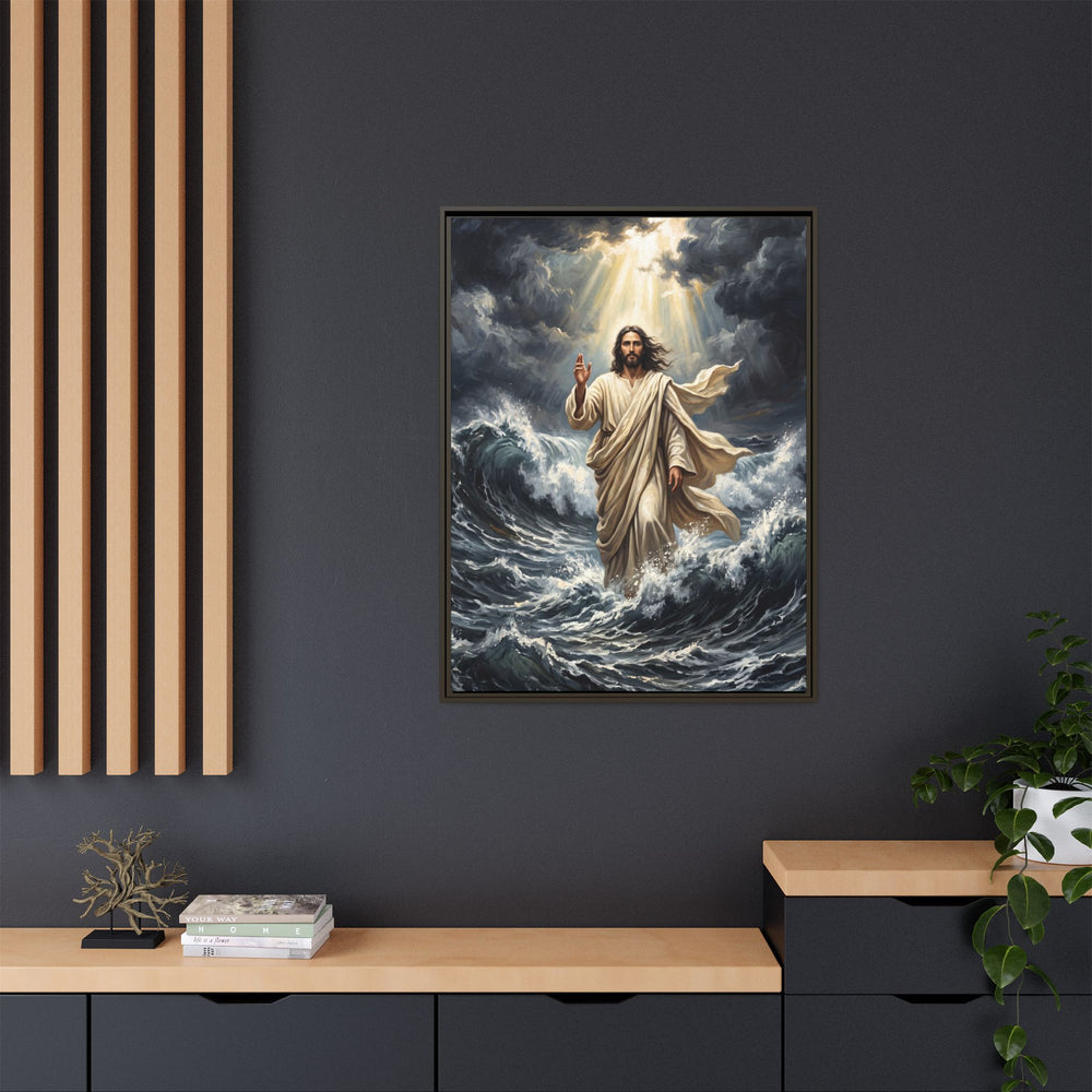 Master of the Storm – Framed Canvas