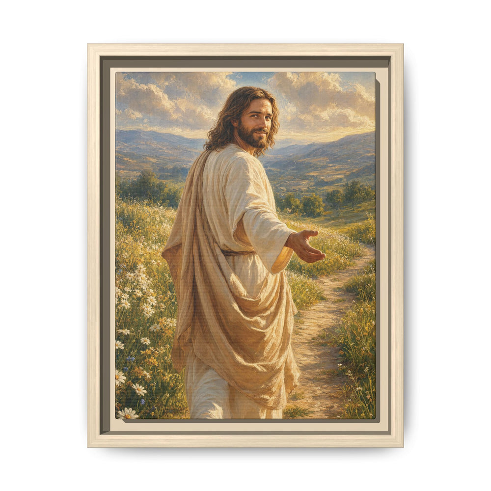 The Good Shepherd – Framed Canvas