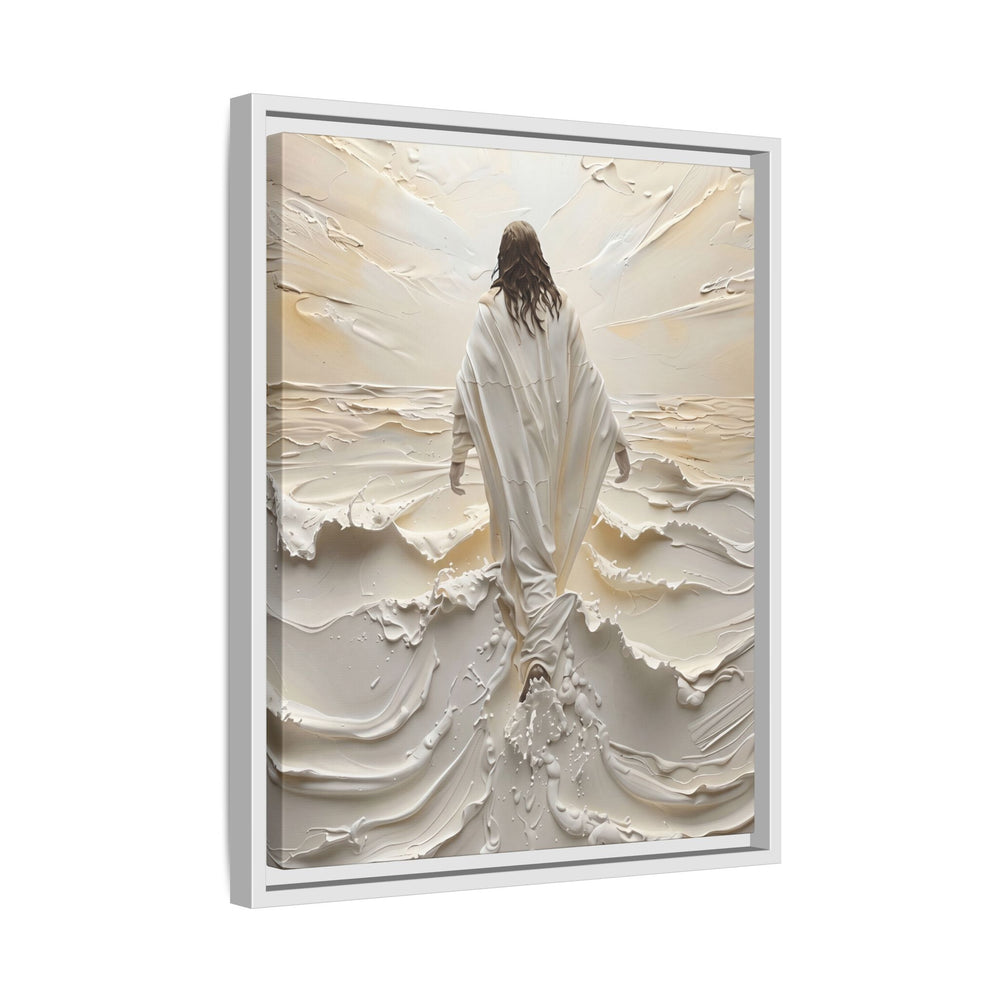 Christ Upon the Waves – Framed Canvas