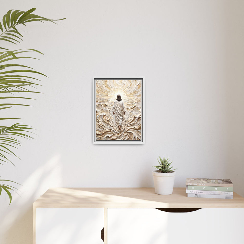 Surrendered in Prayer – Framed Canvas
