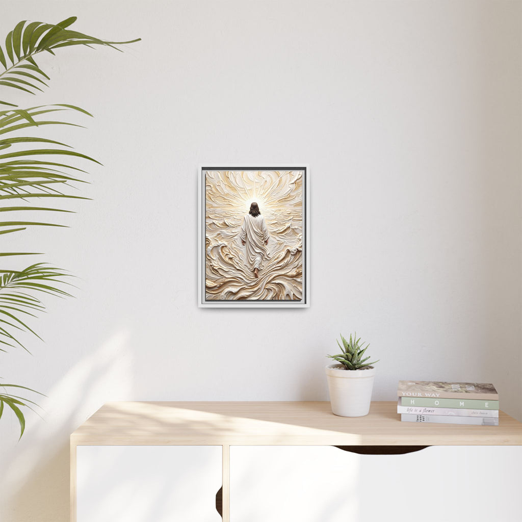 Surrendered in Prayer – Framed Canvas