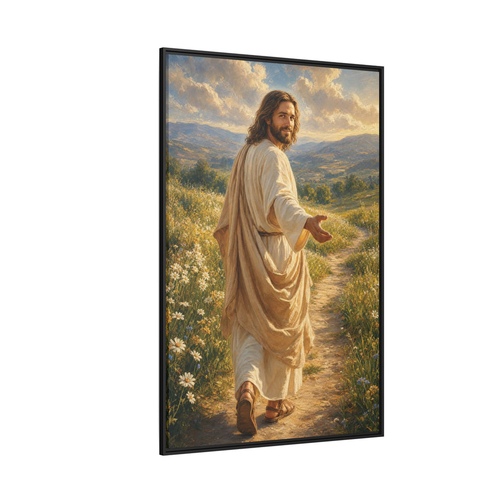 The Good Shepherd – Framed Canvas