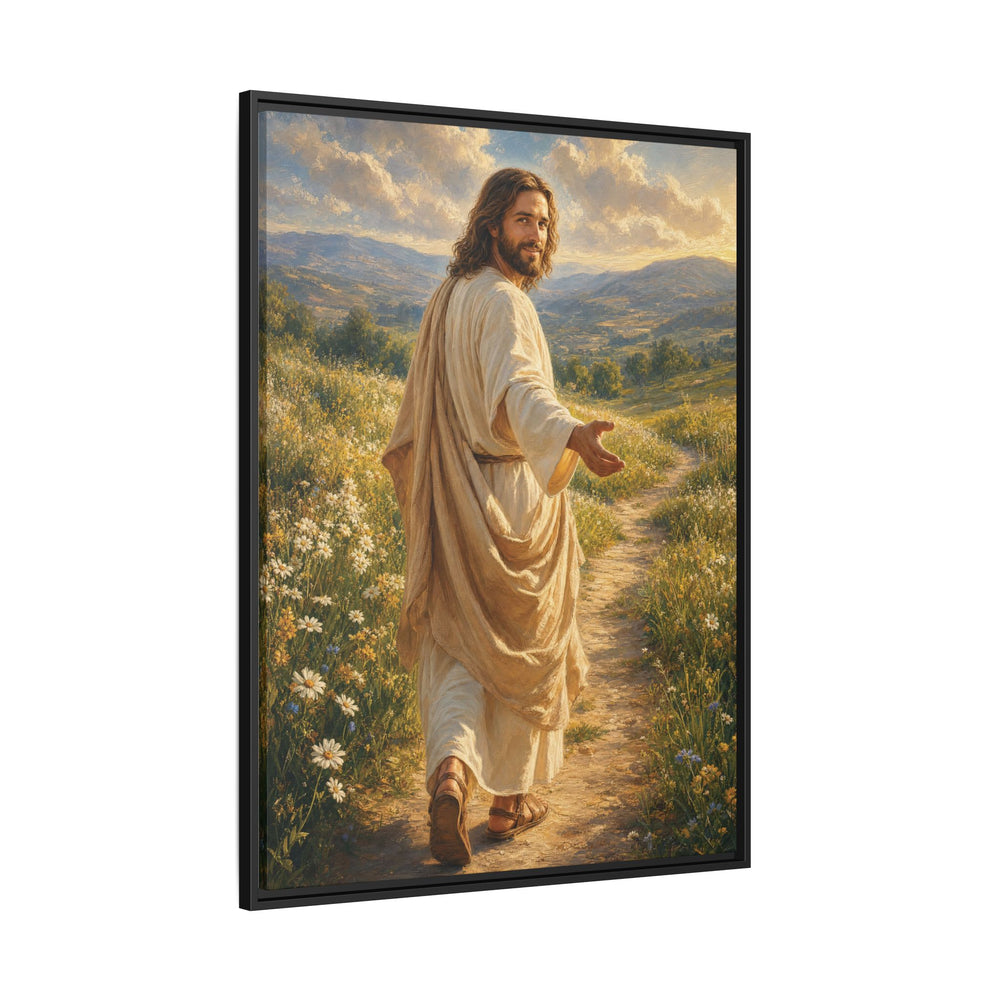 The Good Shepherd – Framed Canvas