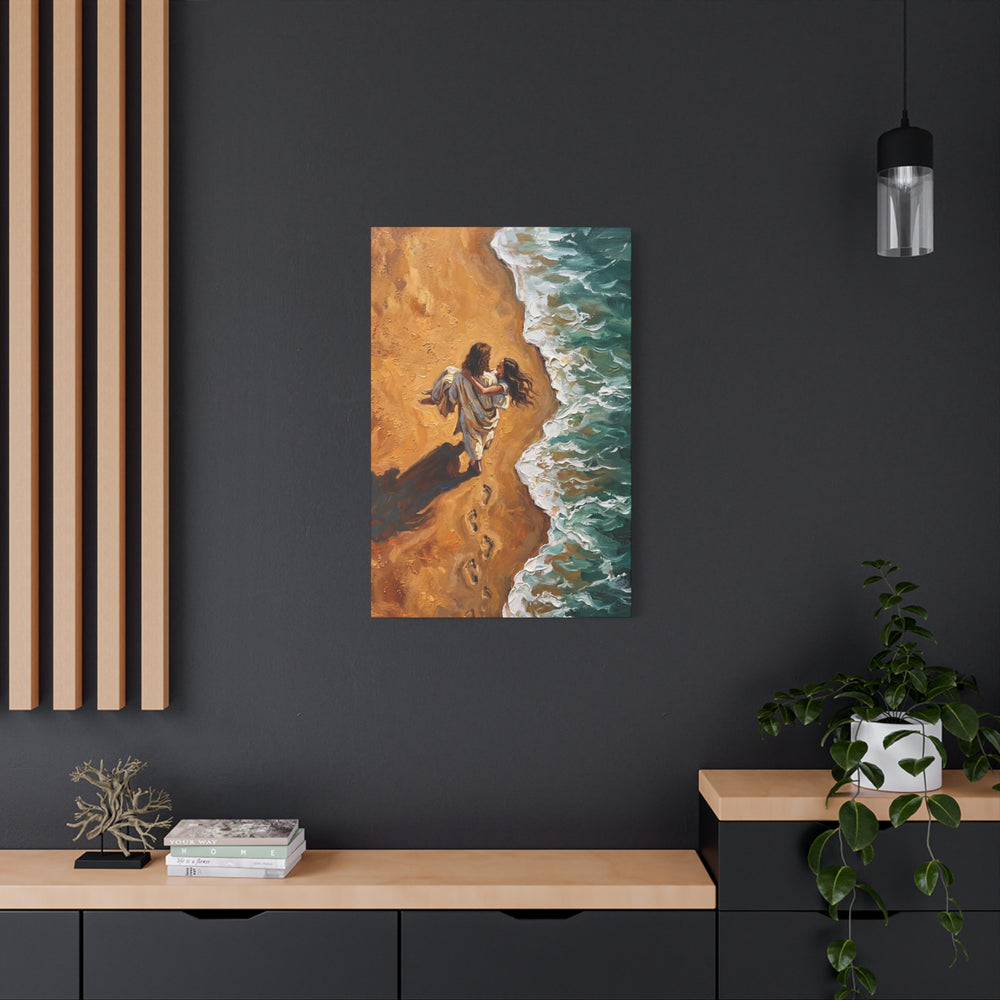 Carried in His Arms – Canvas