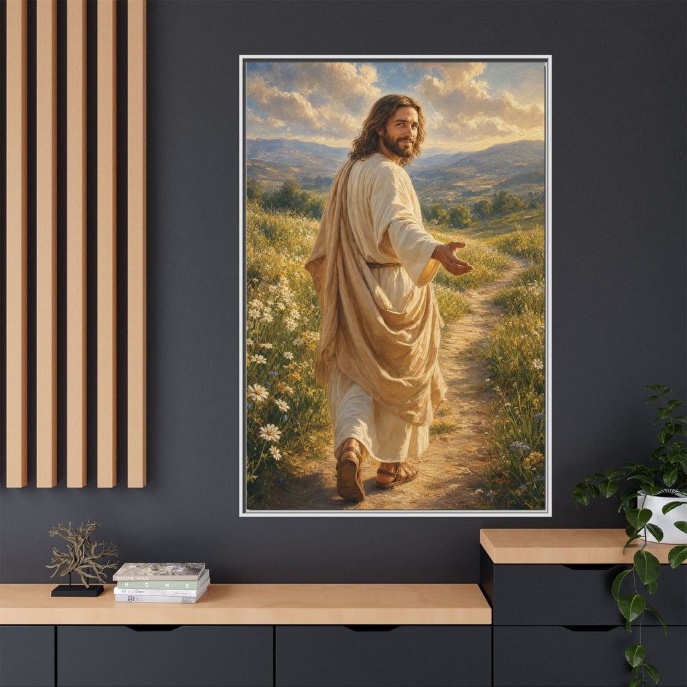 The Good Shepherd – Framed Canvas