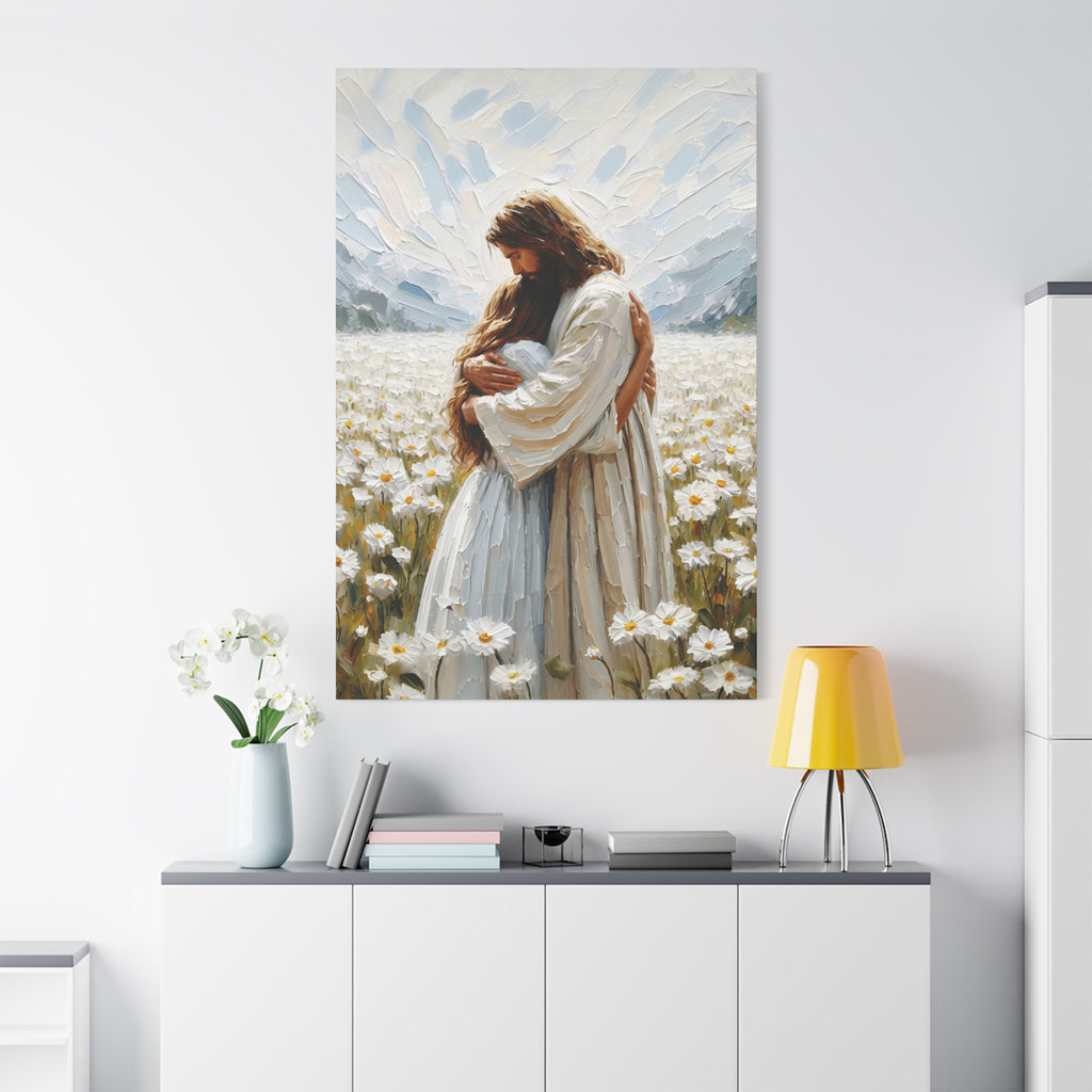 Sostenida por Jesús – Lienzo