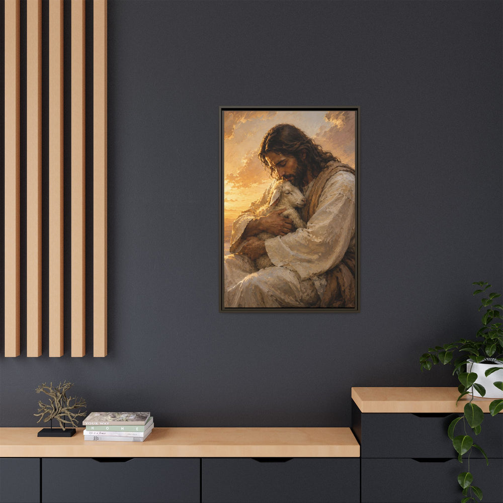 Comfort in His Presence – Framed Canvas