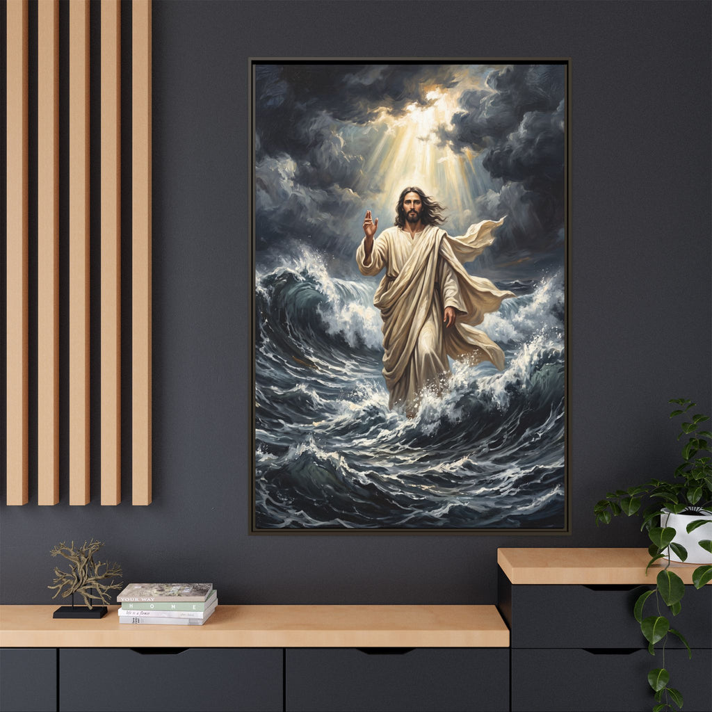 Master of the Storm – Framed Canvas