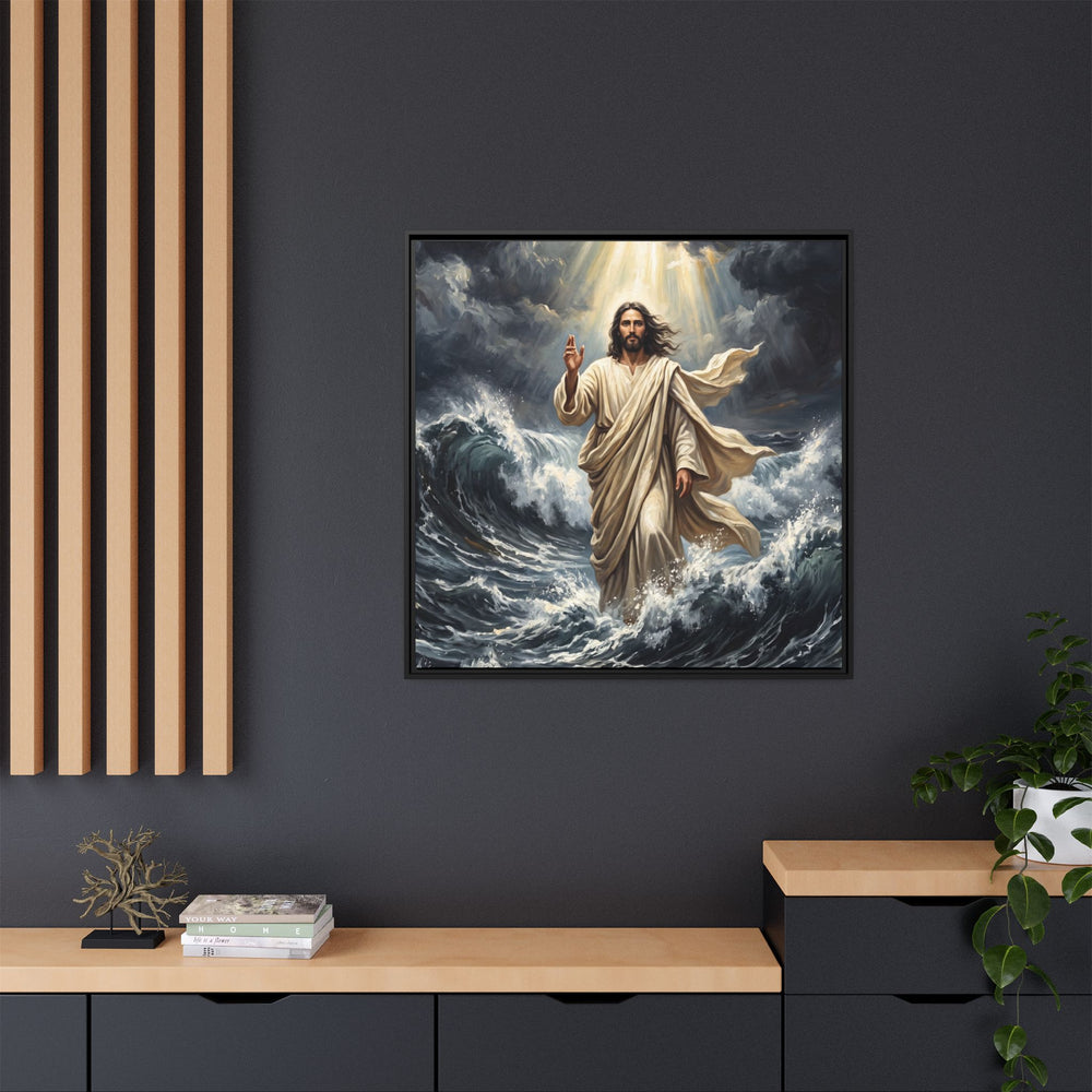 Master of the Storm – Framed Canvas