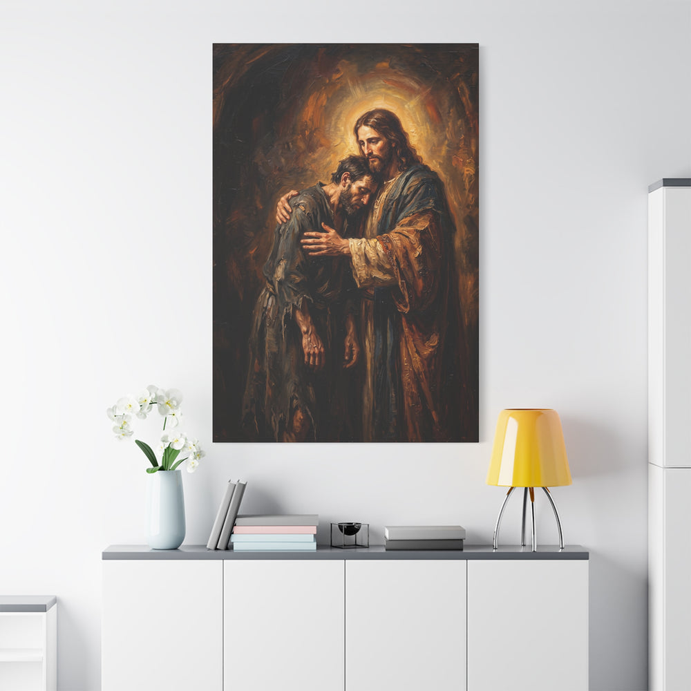 The Embrace of Christ – Canvas