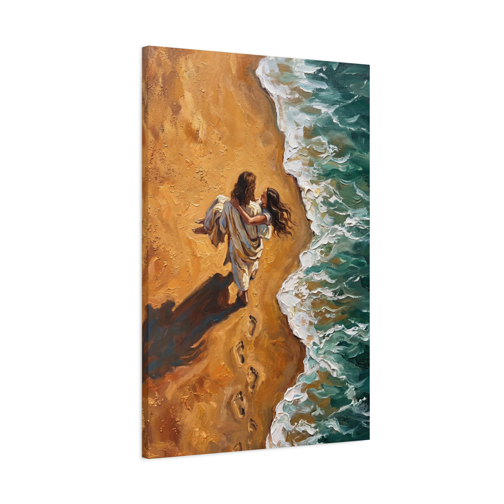 Carried in His Arms – Canvas