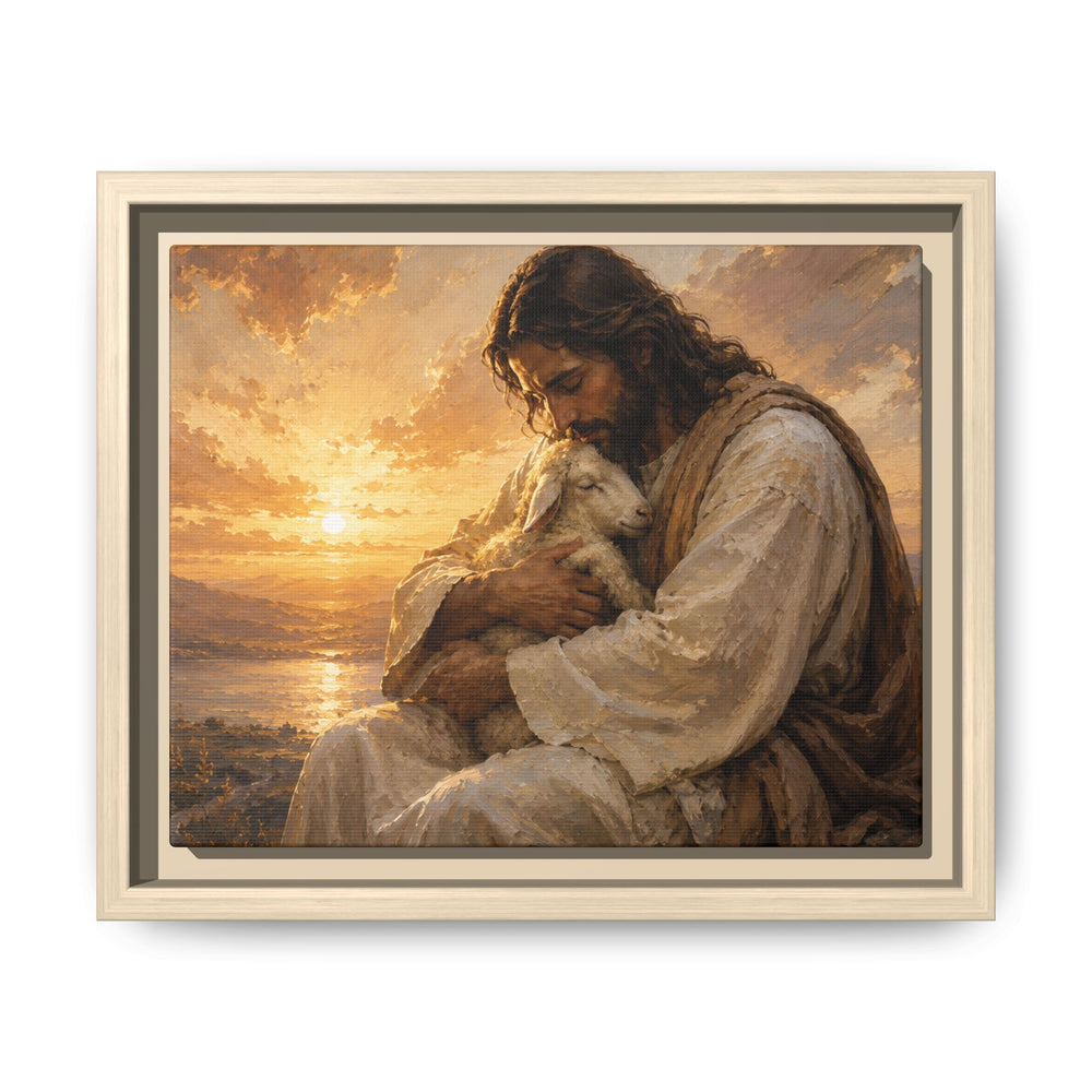 Comfort in His Presence – Framed Canvas