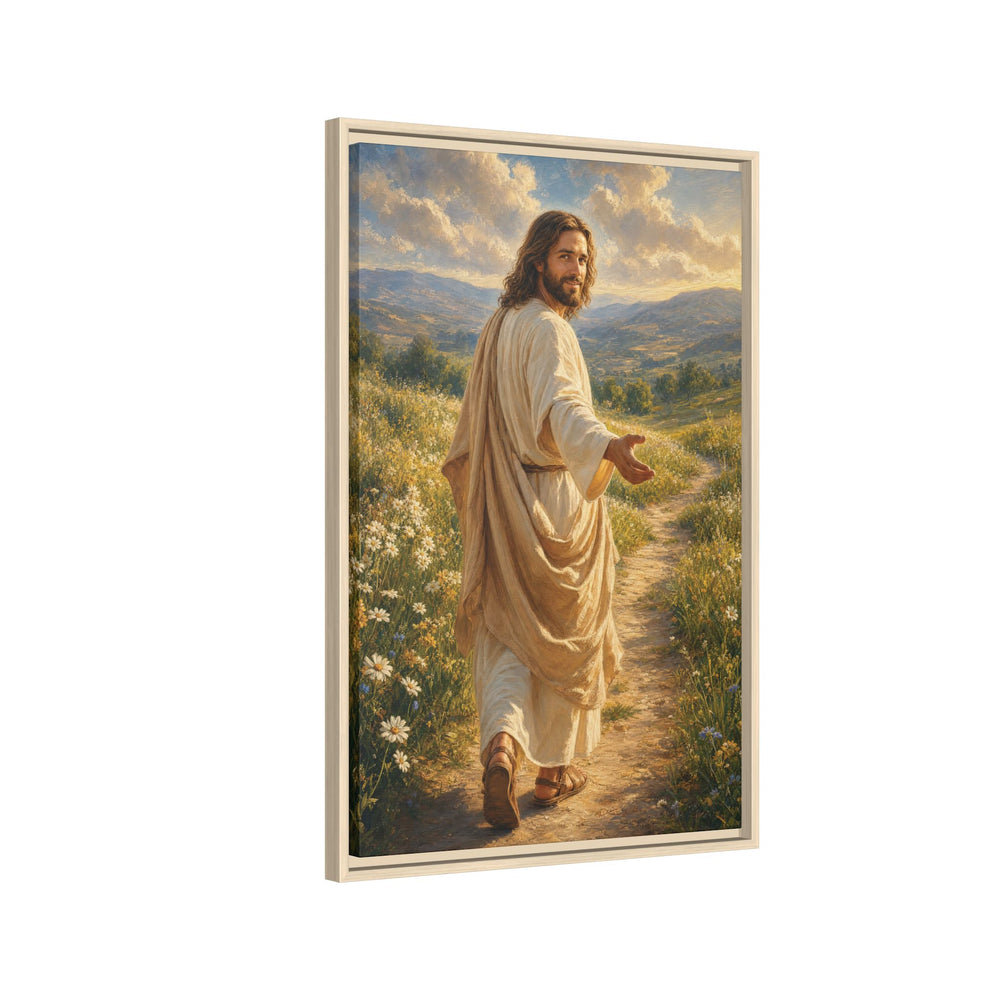 The Good Shepherd – Framed Canvas