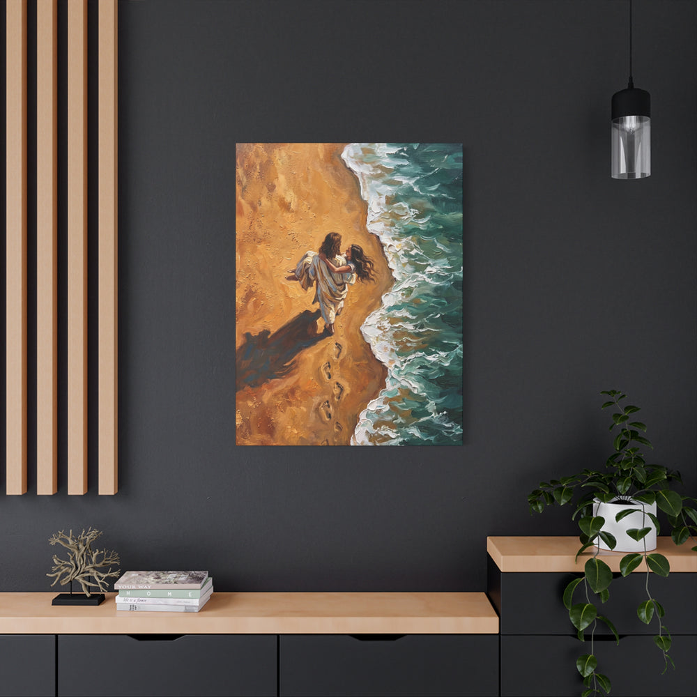 Carried in His Arms – Canvas