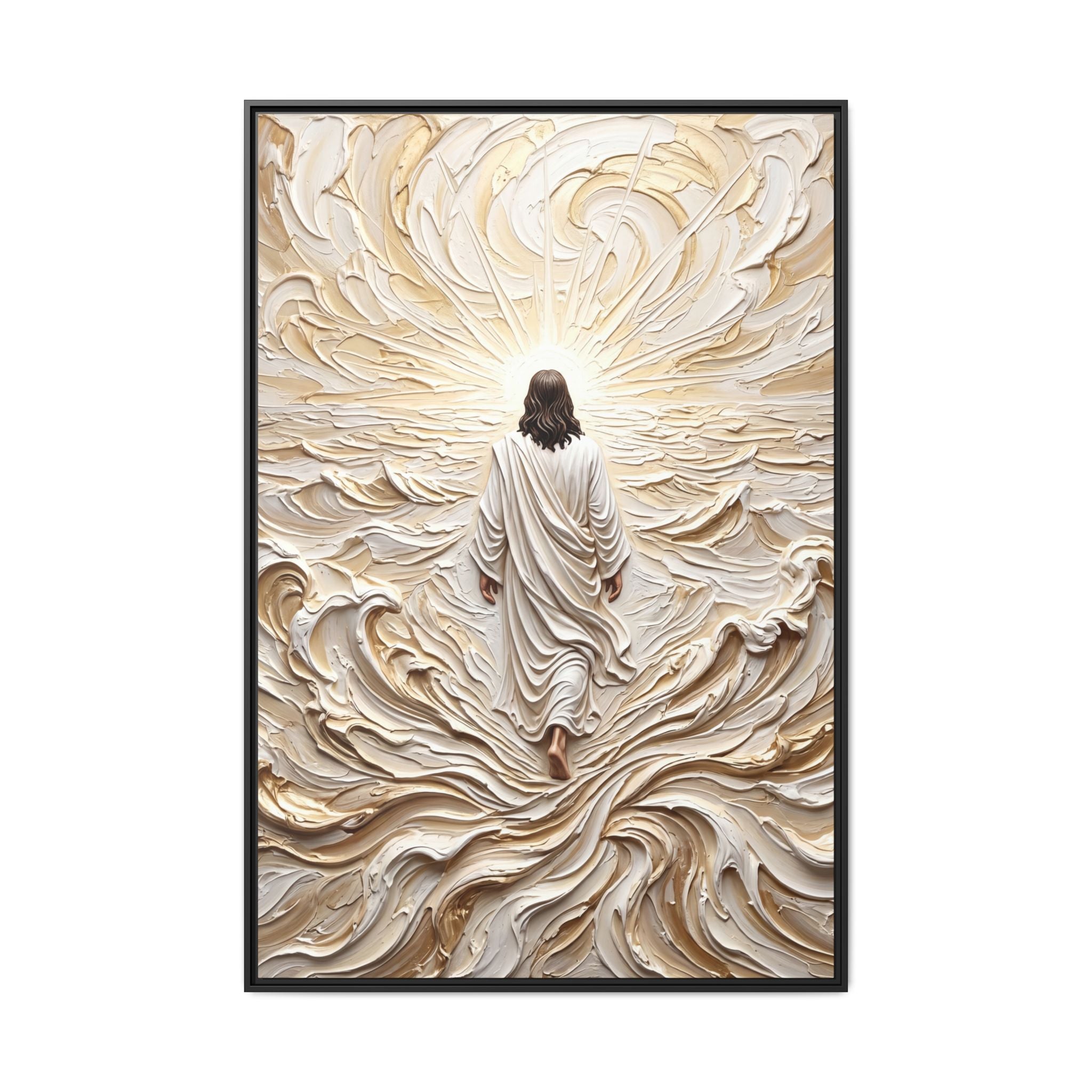 Surrendered in Prayer – Framed Canvas