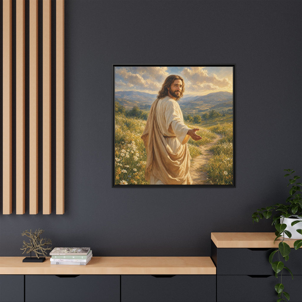 The Good Shepherd – Framed Canvas