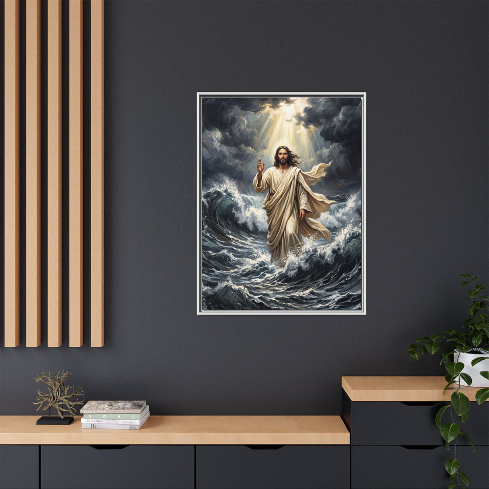 Master of the Storm – Framed Canvas