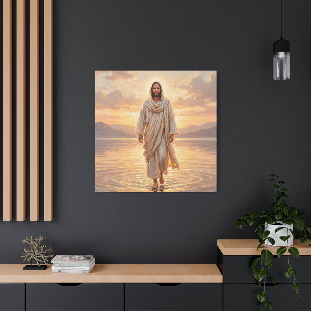 By the Shore at Dawn – Canvas