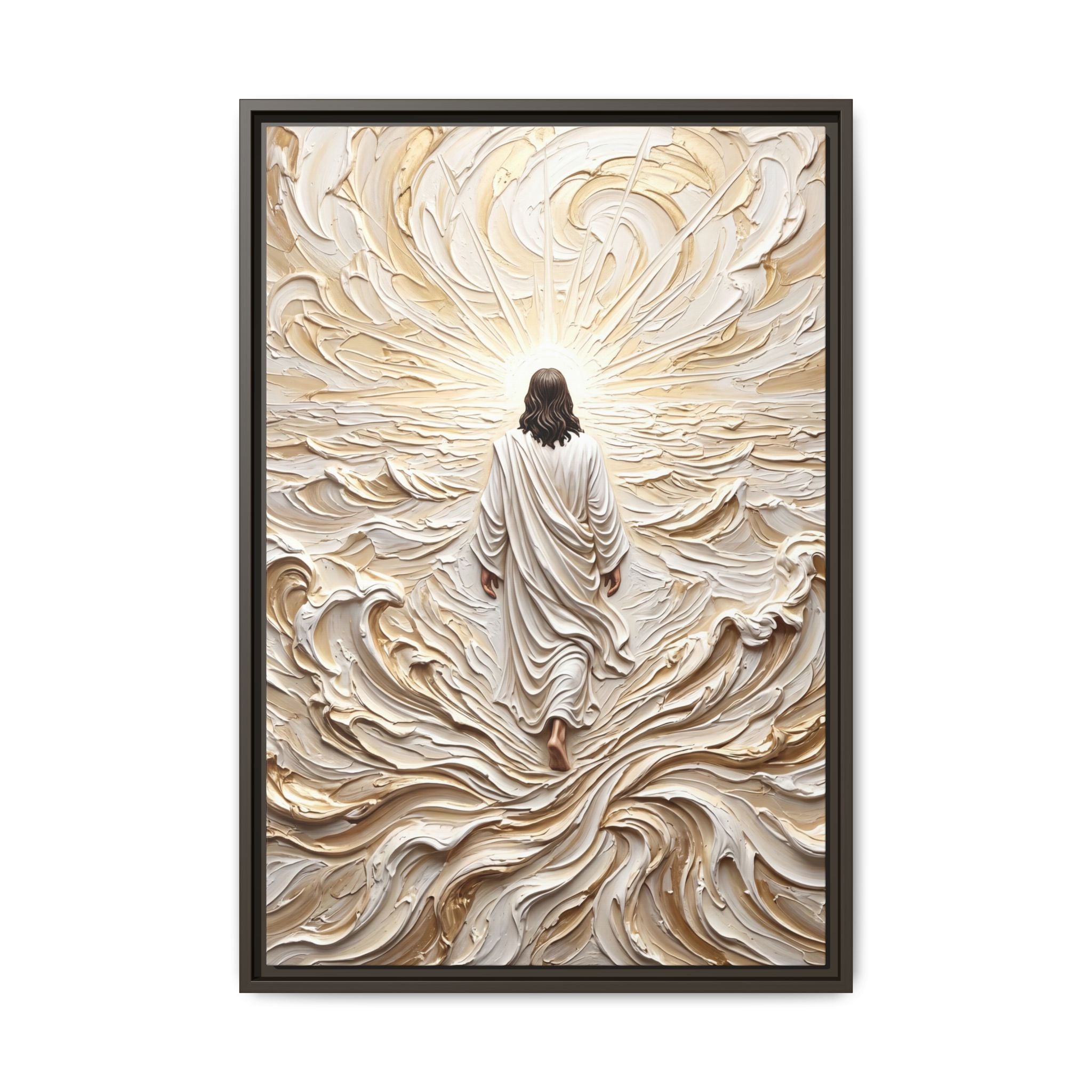 Surrendered in Prayer – Framed Canvas