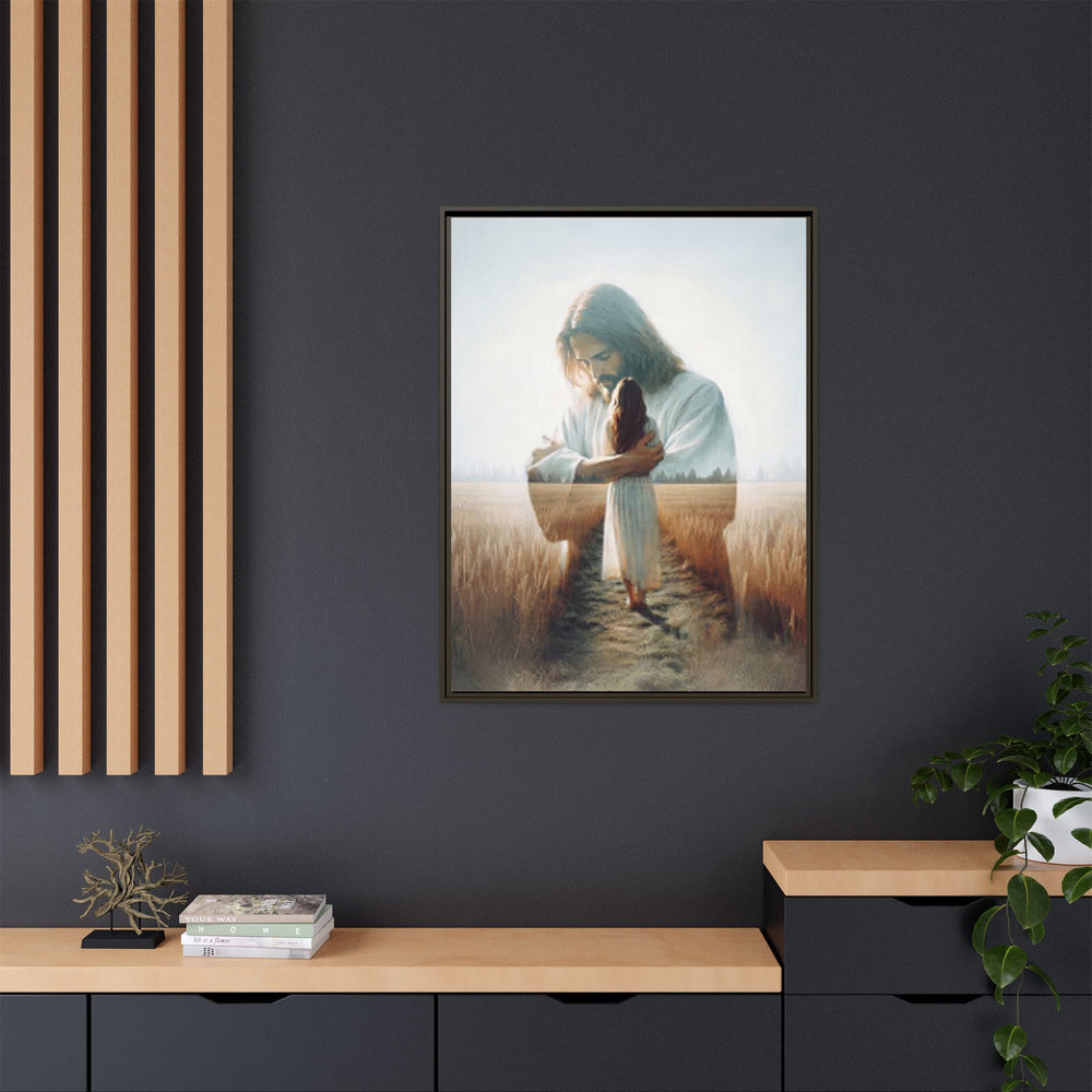 Peace, Be Still – Framed Canvas