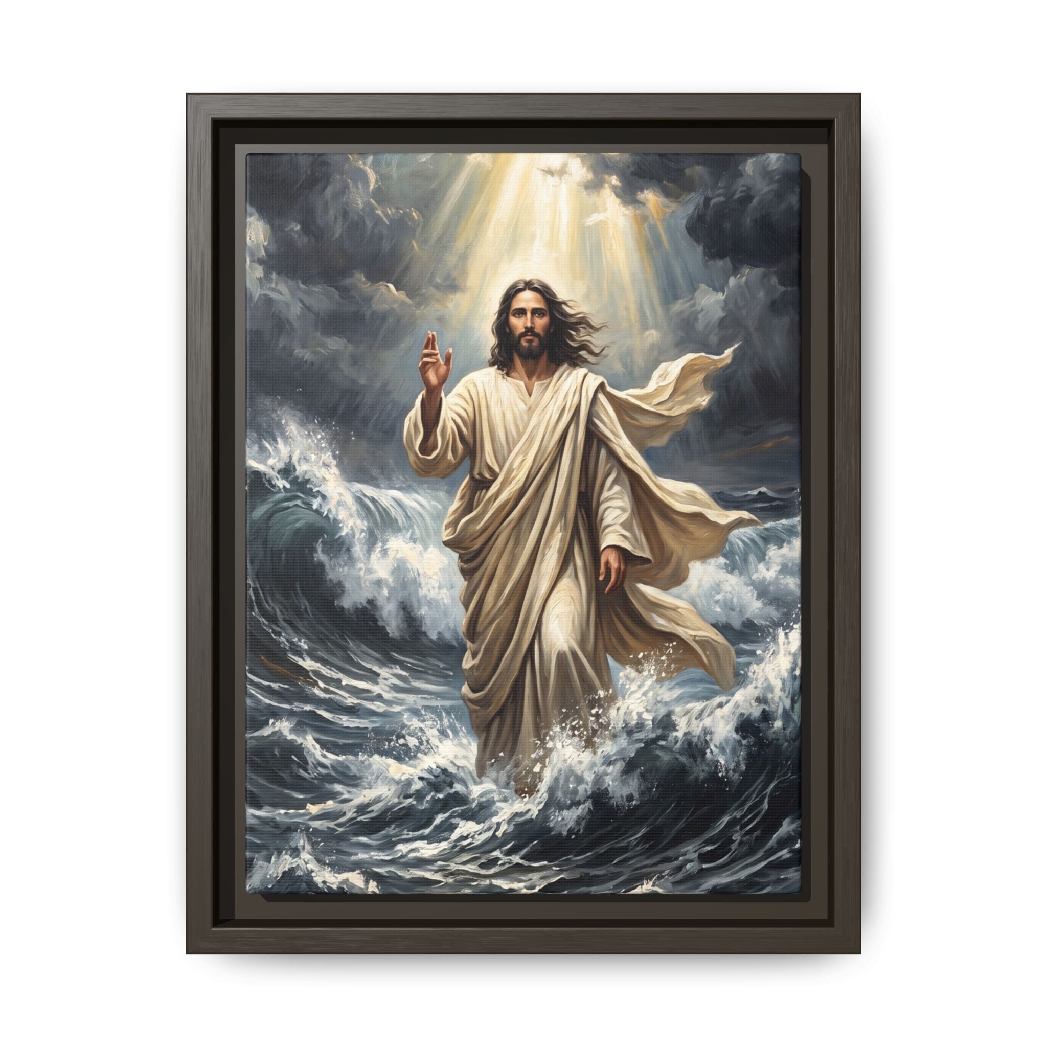 Master of the Storm – Framed Canvas