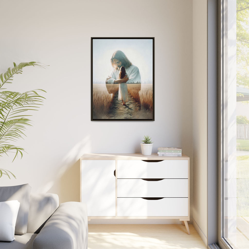 Peace, Be Still – Framed Canvas